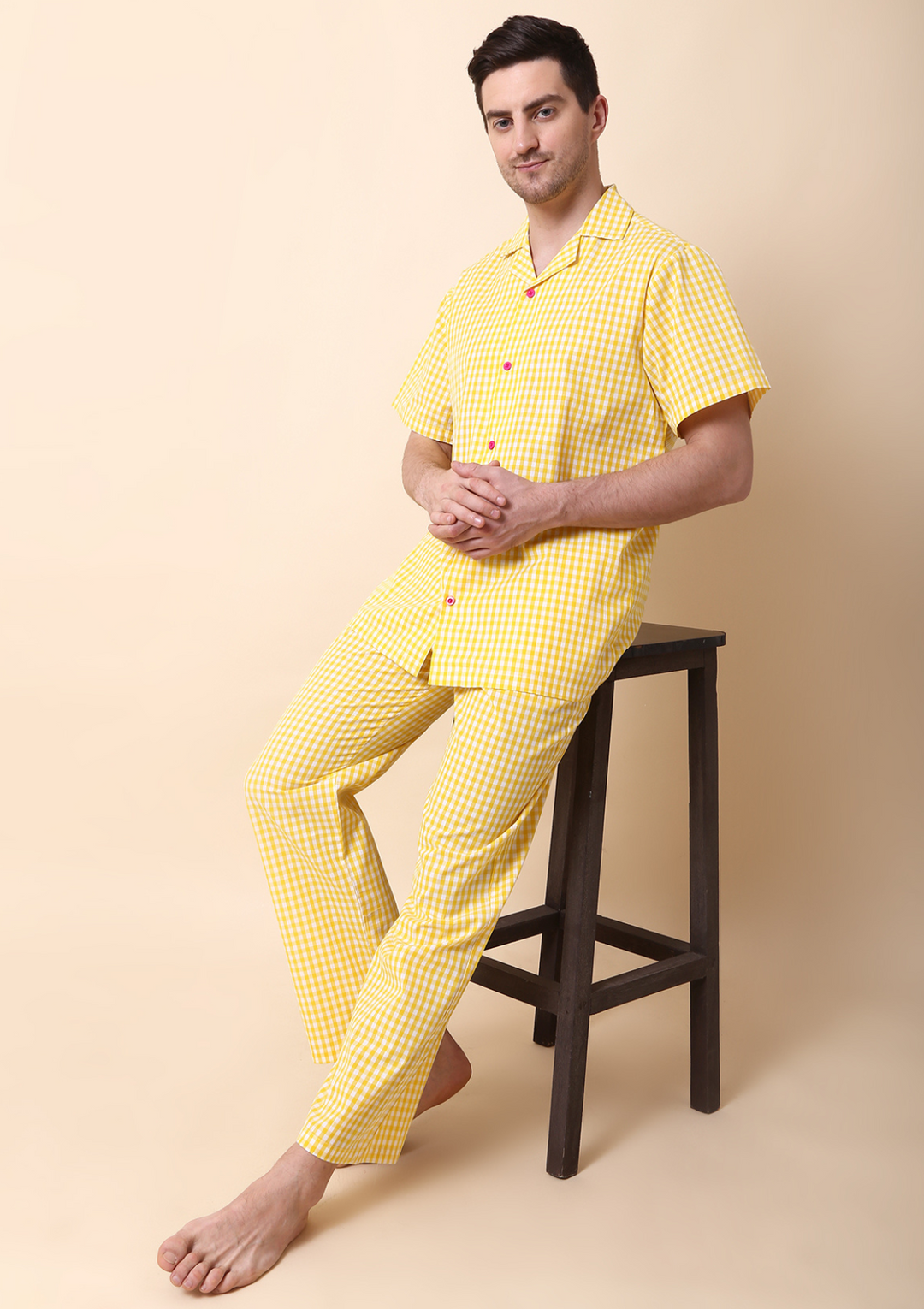 Buy Mango Men Night Suit Set 100 Cotton Label Kuhoo