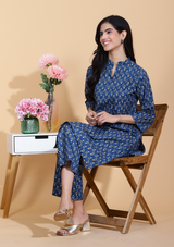 Navy Dazzle Kurta Set