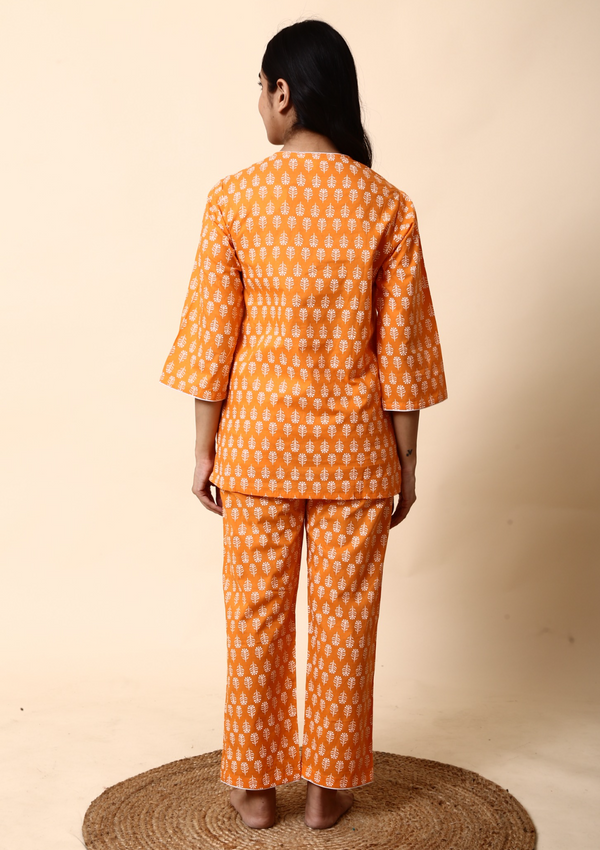 Orange Poppy Co-ord Set