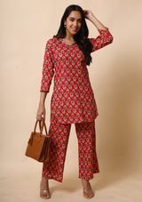 Laal Booti Palazzo Set