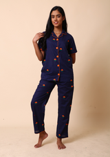 Orange Marigold Night Suit Set