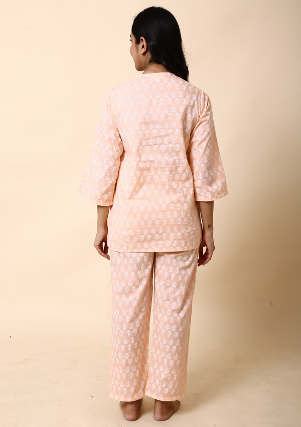 Peach Rose Co-ord Set