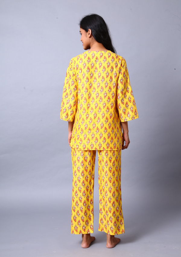 Mughal Coord Set- Orange