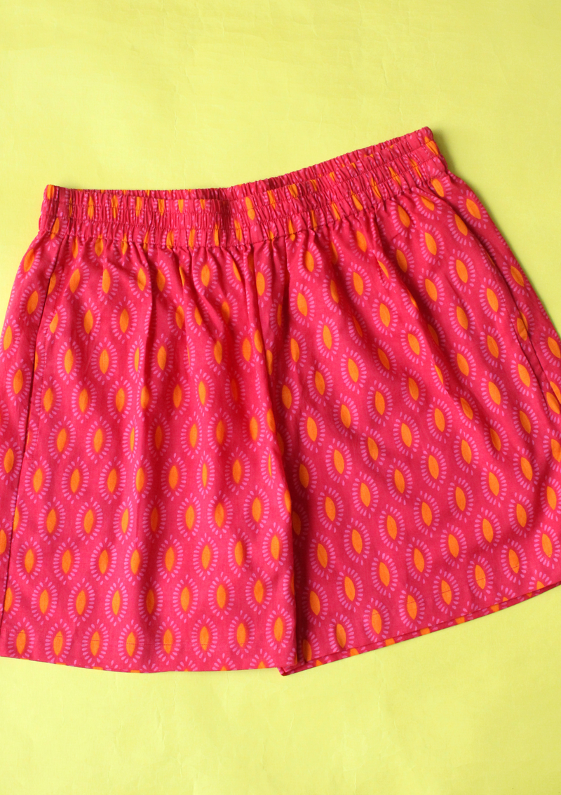 Red Tulips Shorts