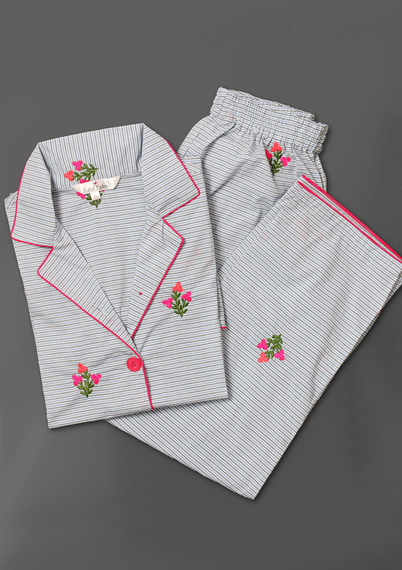 Floral Bunch Night Suit Set
