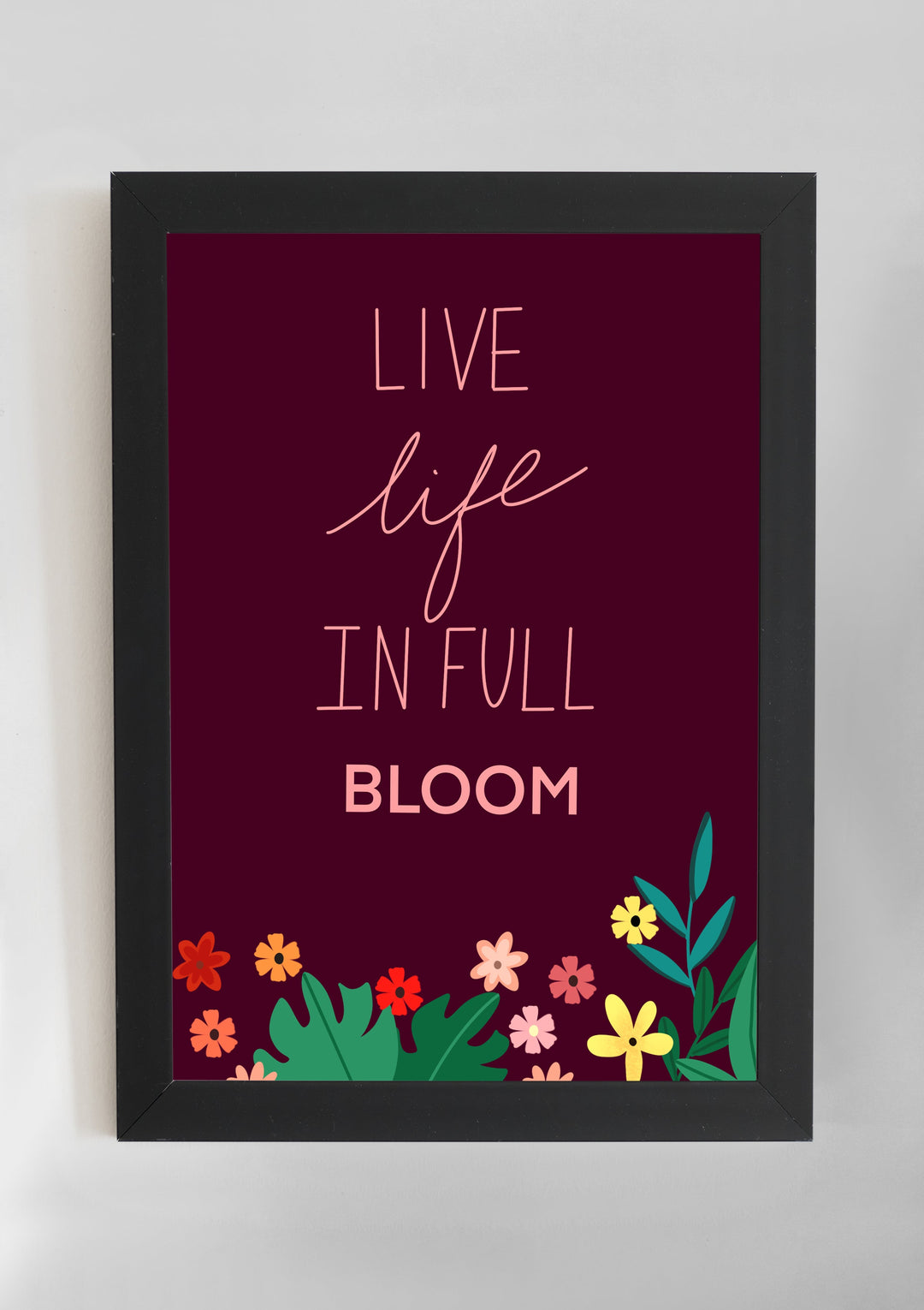 Live Life Wall Art