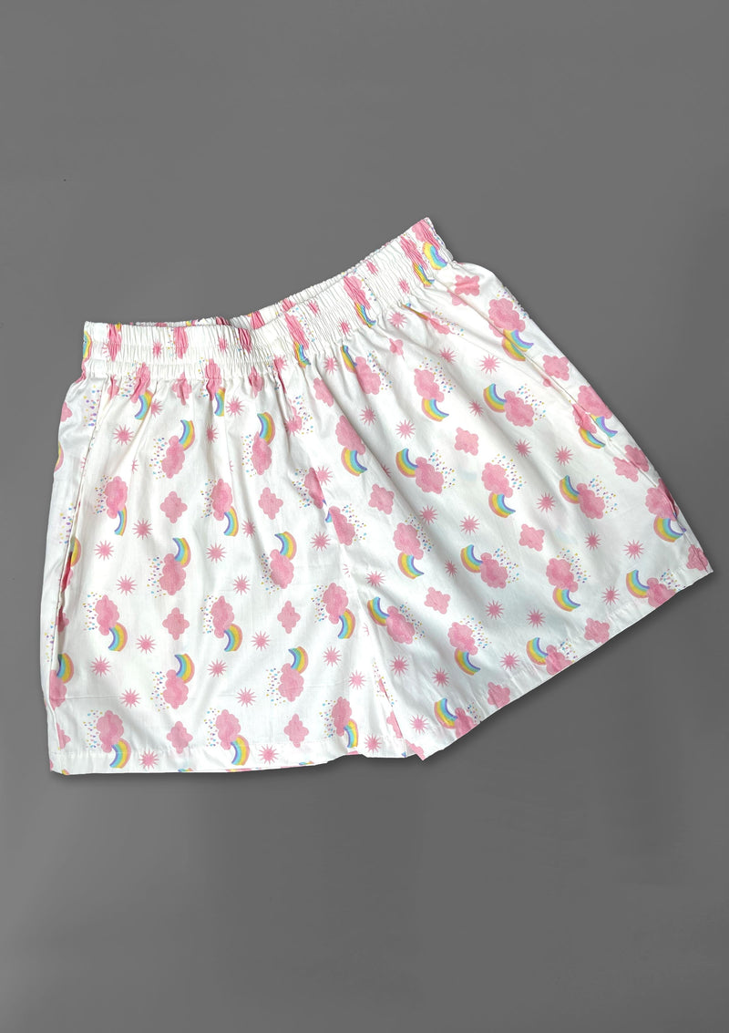 Rainbow Shorts- Pink
