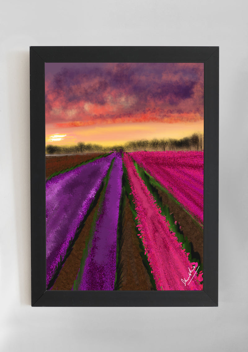 Lavender Valley Wall Art