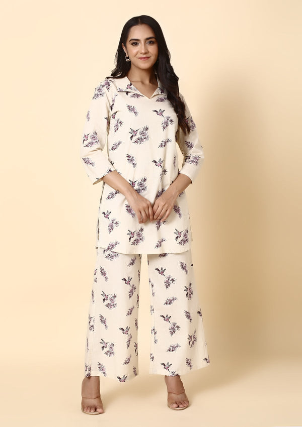Chirpy Birds Palazzo Set