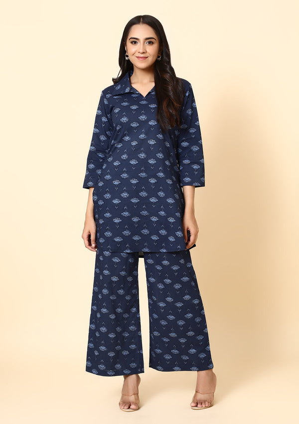 Indigo Palazzo Set