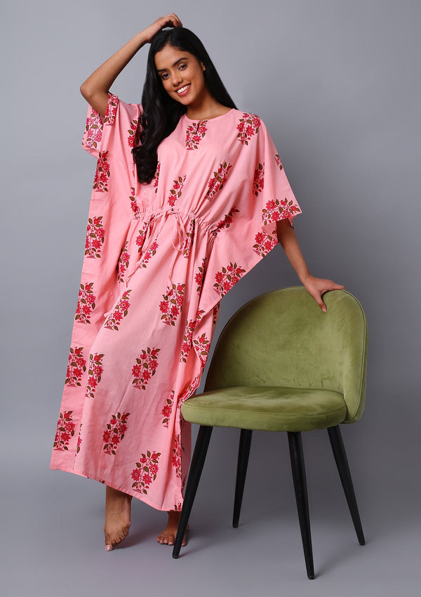Pink Dahlia Kaftan