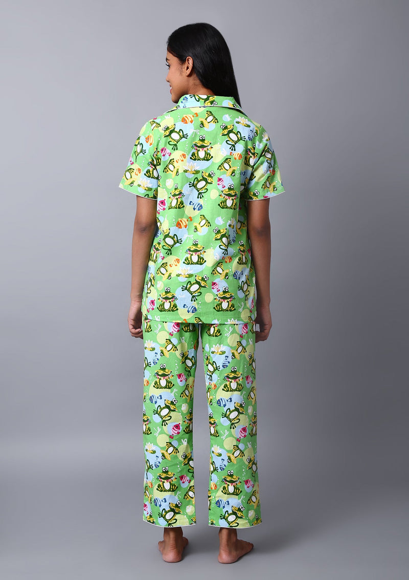 Froggy Night Suit Set