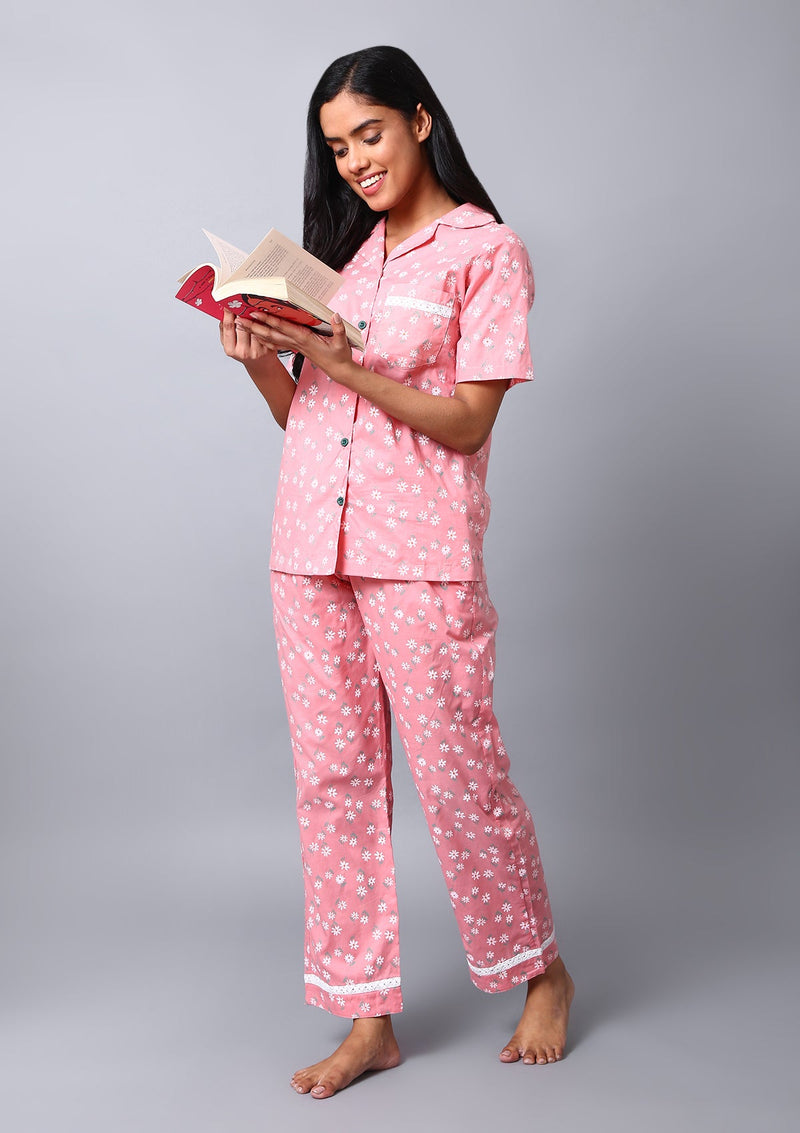 Snowdrops Night Suit Set