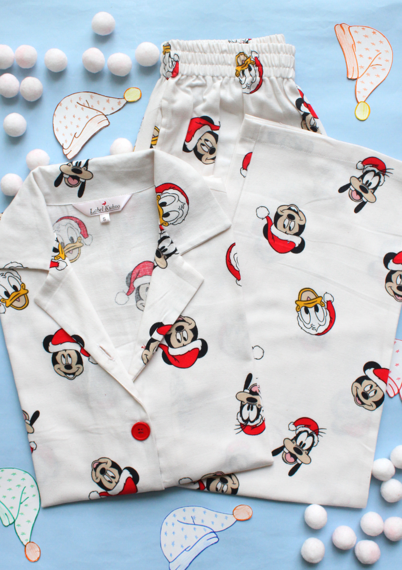 Disney Night Suit Set - White