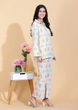 Blue Citrus Co-ord Set