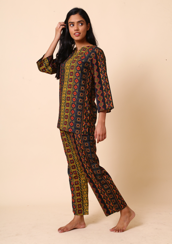 Jodhpuri Co-ord Set - Black