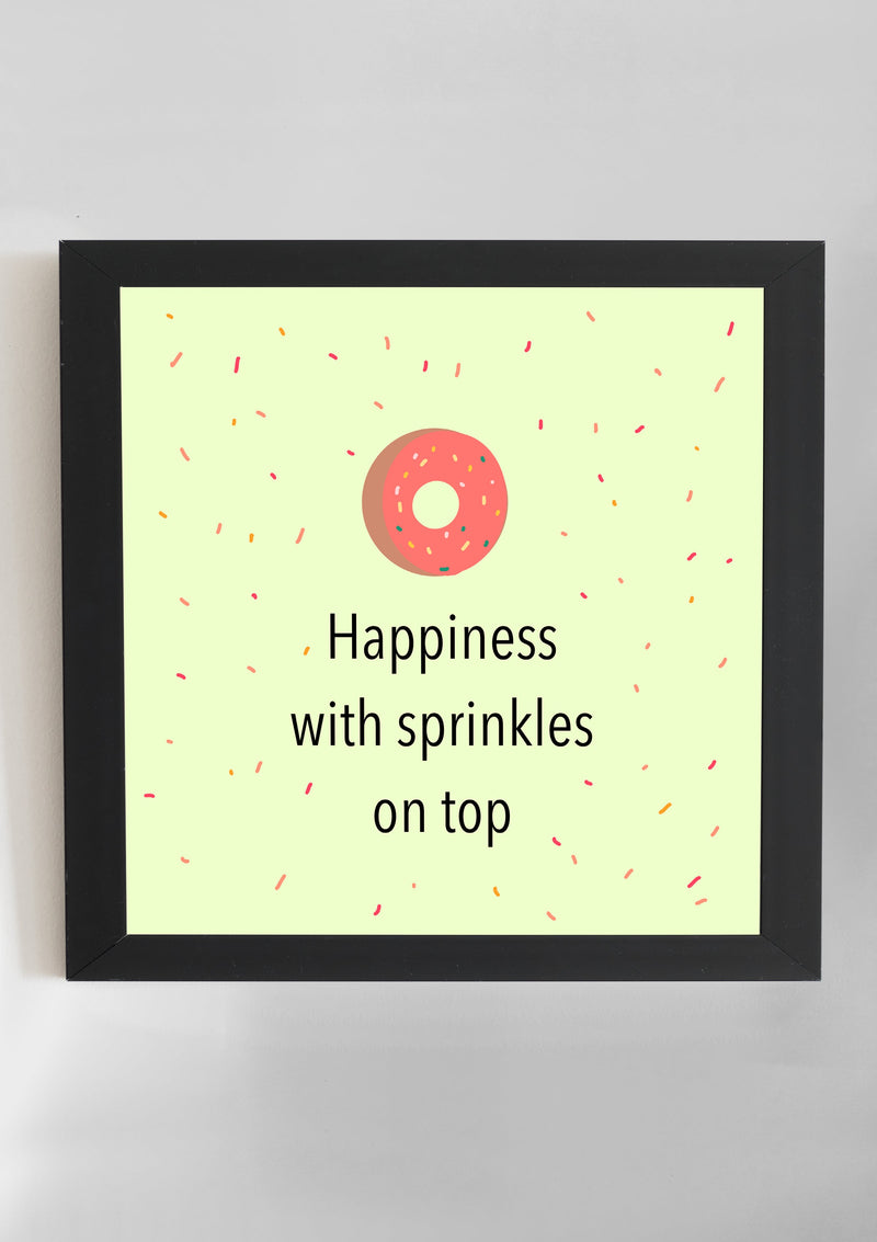 Happiness With Sprinkles Wall Art