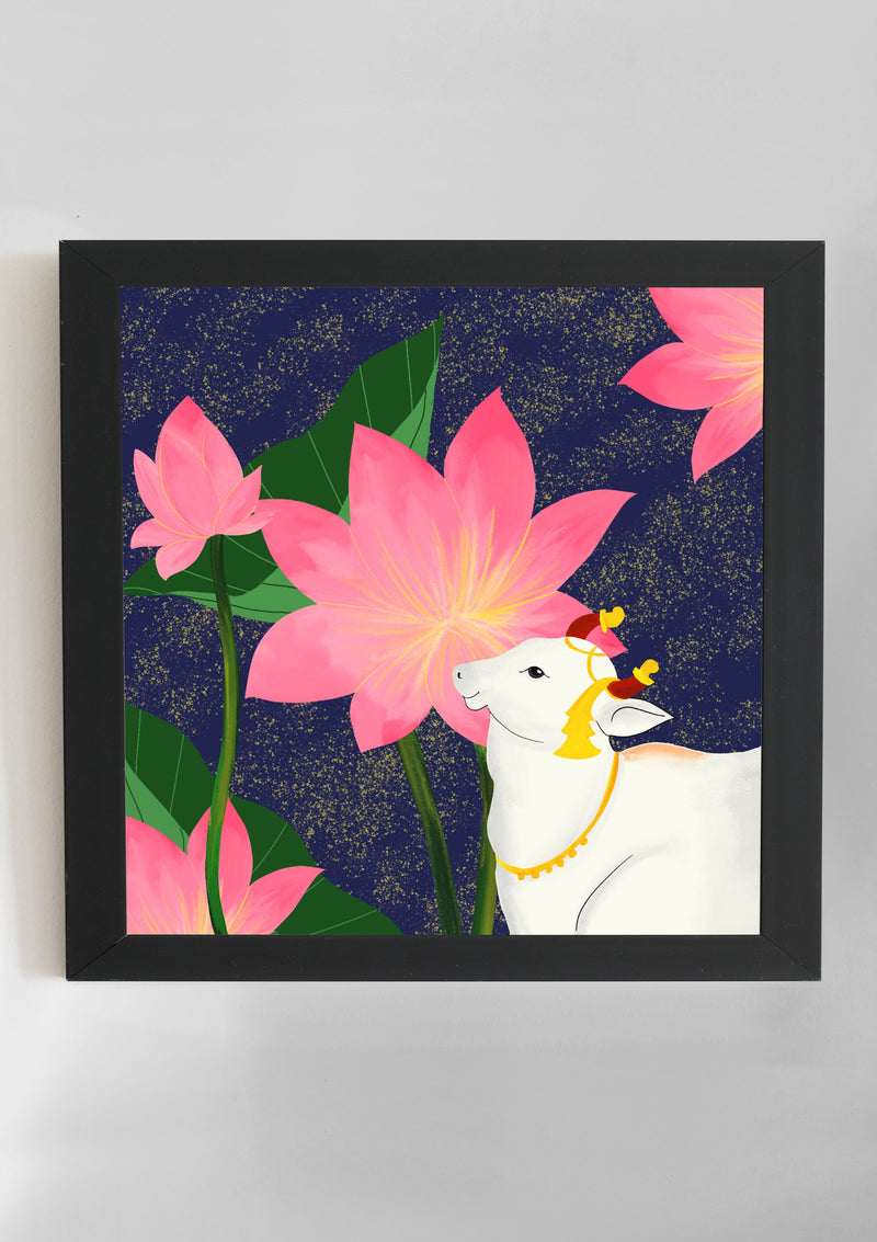 Pichwai Wall Art- Blue