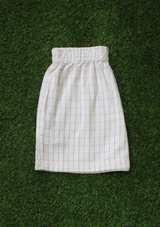 Cream Checks Shorts