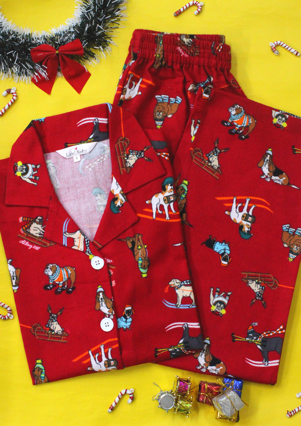 Happy Doggos Night Suit Set