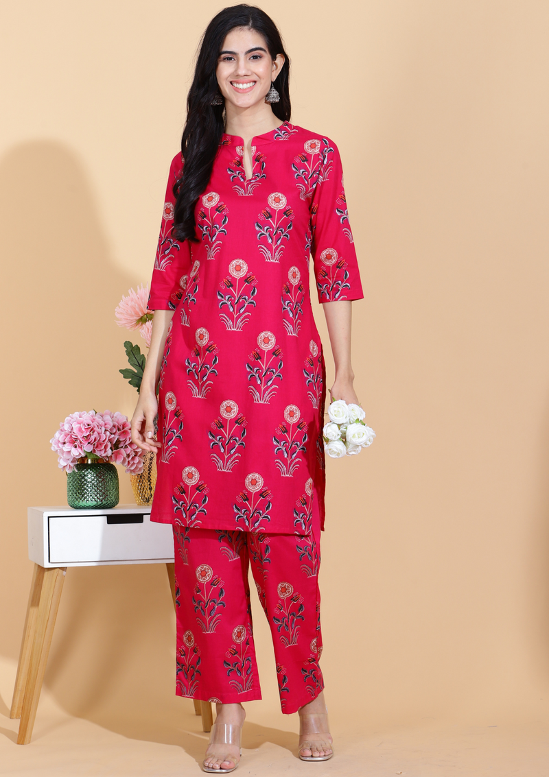 Cardinal Garden Kurta Set