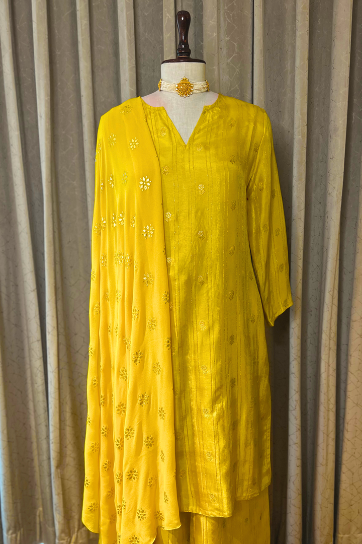 Netri Suit Set-Yellow
