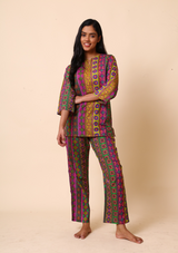Jodhpuri Co-ord Set - Purple