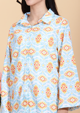 Blue Citrus Co-ord Set