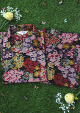 Black Floral Palazzo Set