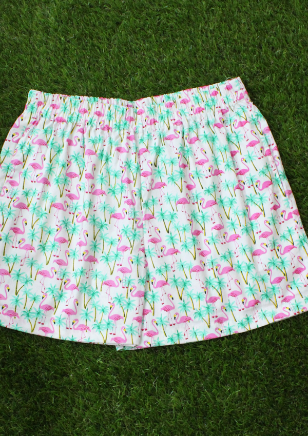 Flamingo Love Shorts