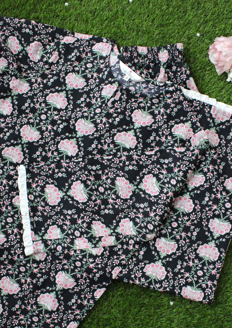 Black Iris Co-ord Set