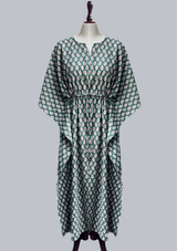 Green Boota Kaftan