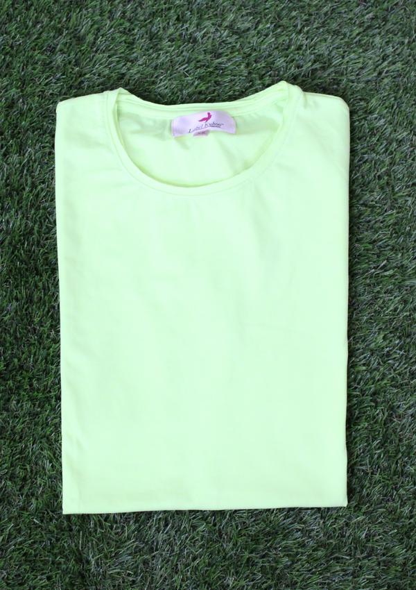 Light Green Basic T-Shirt