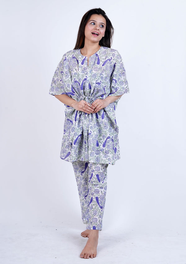 Mor Kaftan Set