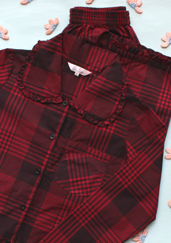Red cherry Night Suit Set