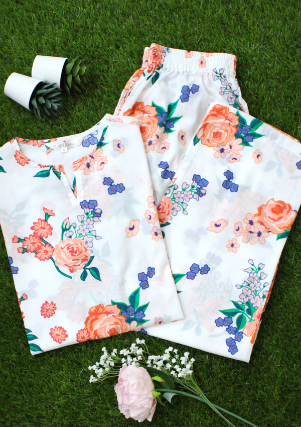 Rosie Co-ord Set - White