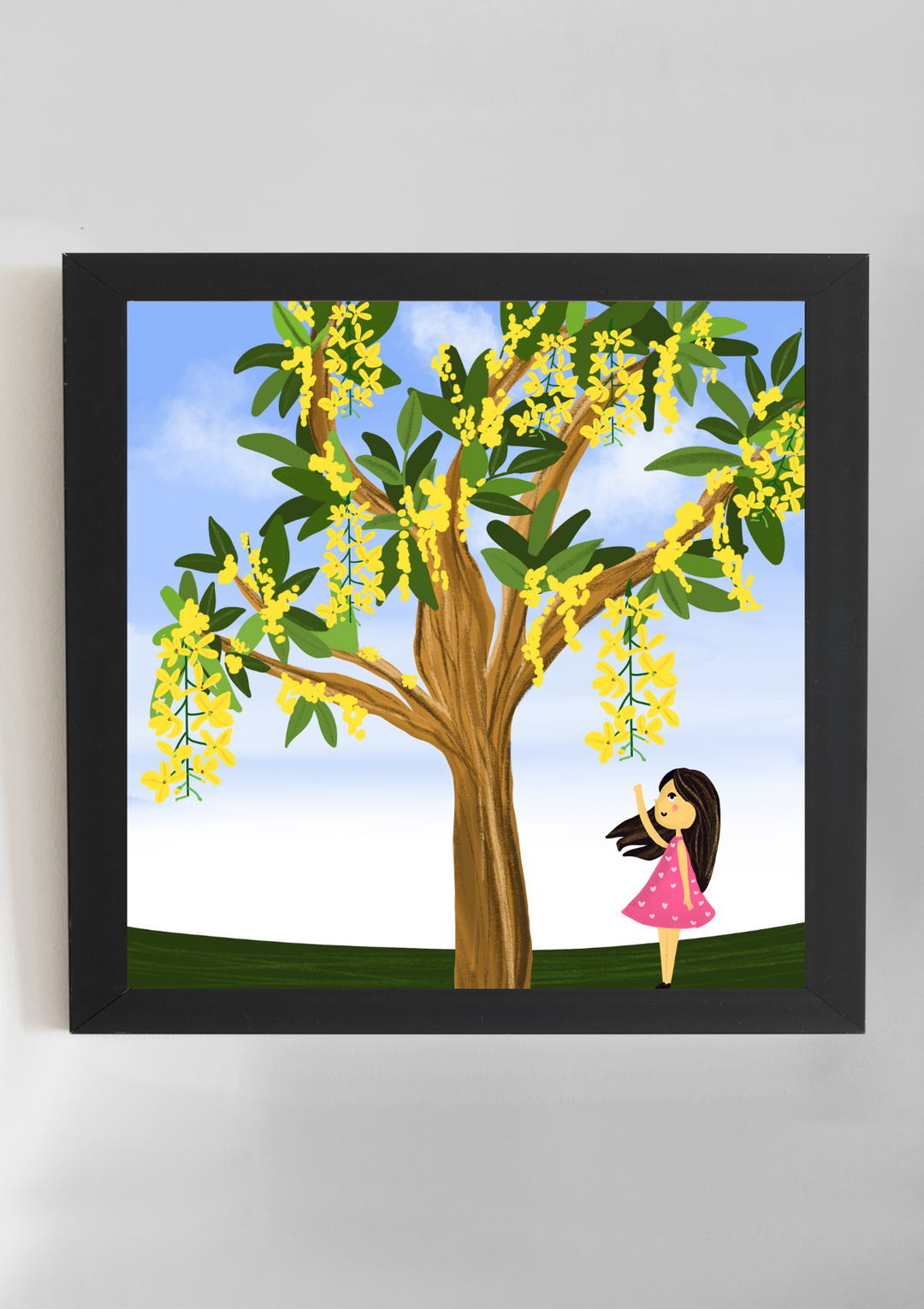 Under The Amaltas Tree Wall Art