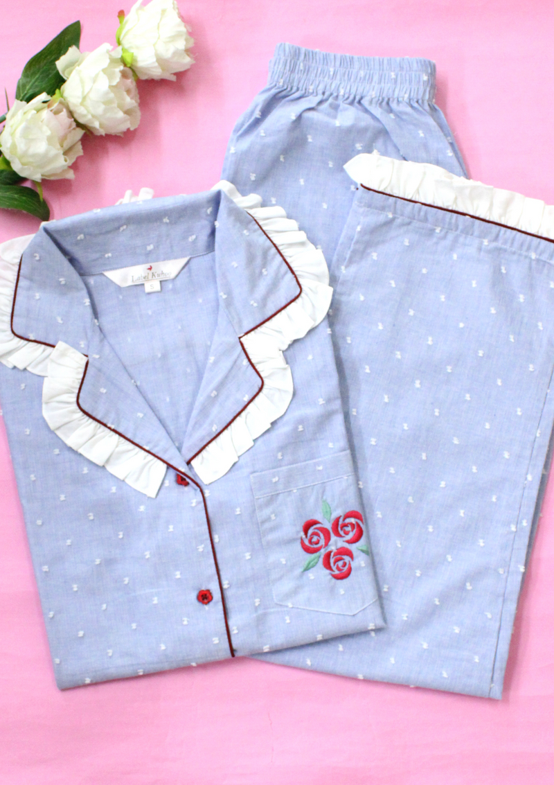 Rose Night Suit Set